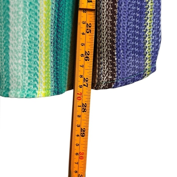 Savanna Jane Floral Embroidered Stripped Multicolor Tank Top Size Small - Picture 7 of 8